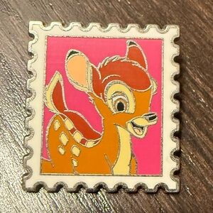 Disney Bambi Pink and Orange Brooch